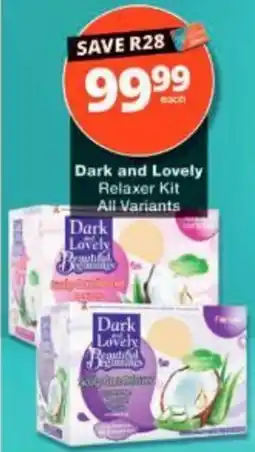Checkers Dark and Lovely Relaxer Kit offer