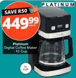 Checkers Platinum Digital Coffee Maker offer