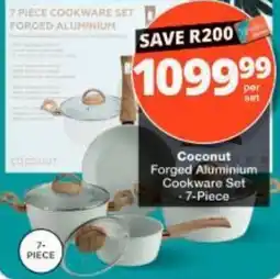 Checkers Coconut Forged Aluminium Cookware Set offer