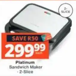 Checkers Platinum Sandwich Maker offer