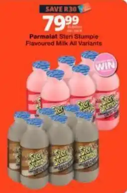 Checkers Parmalat Steri Stumpie Flavoured Milk offer