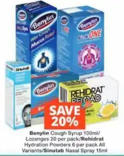Checkers Benylin Cough Syrup offer