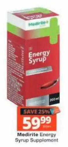 Checkers Medirite Energy Syrup Supplement offer