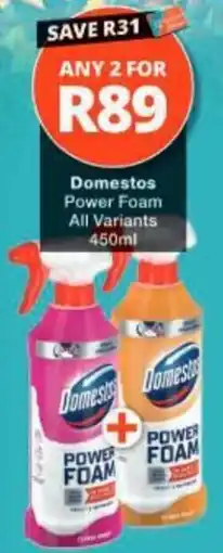 Checkers Domestos Power Foam offer