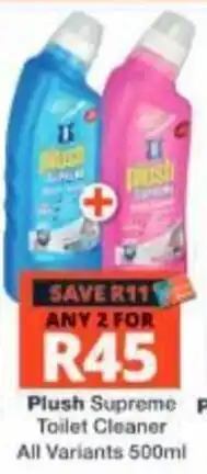 Checkers Plush Supreme Toilet Cleaner offer