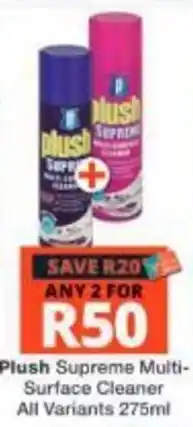 Checkers Plush Supreme Multi-Surface Cleaner offer