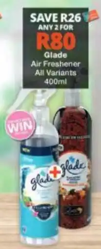 Checkers Glade Air Freshener offer