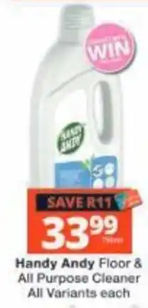 Checkers Handy Andy Floor & All Purpose Cleaner offer