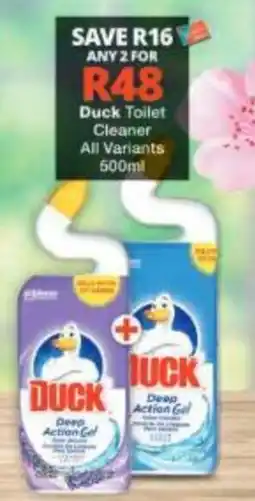 Checkers Duck Toilet Cleaner offer