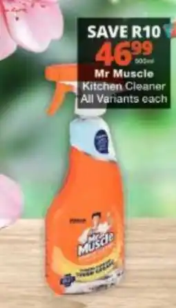 Checkers Mr Muscle Kitchen Cleaner offer