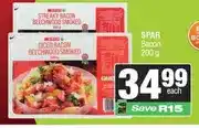 Spar SPAR Bacon 200 g (Streaky / Diced Beechwood Smoked) offer
