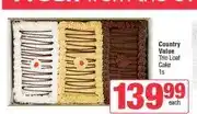 Spar Country Value Trio Loaf Cake 1s offer