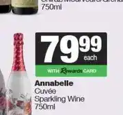 Spar Annabelle Cuvée Sparkling Wine 750ml offer