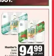 Spar Hunter's Iced Cans 6 x 500ml offer