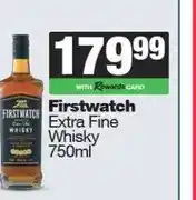 Spar Firstwatch Extra Fine Whisky 750ml offer