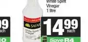 Spar Safari White Spirit Vinegar 1 litre offer