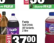 Spar Fanta Soft Drink All Variants 2 litre (Buy any 2) offer