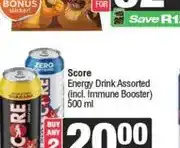 Spar Score Energy Drink Assorted (incl. Immune Booster) 500 ml (Buy any 2) offer