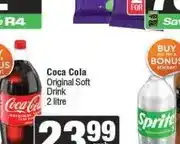 Spar Coca Cola Original Soft Drink 2 litre offer