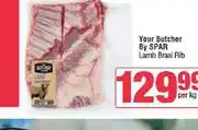 Spar Your Butcher by SPAR Lamb Braai Rib offer
