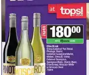 Spar Olive Brook Shiraz/Cabernet, Pinotage, Merlot, Chardonnay or Moscato 750ml (Any 3) offer