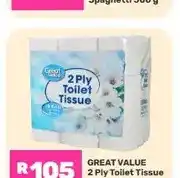 Game Great Value 2 Ply Toilet Tissue Rolls 18-Pack offer