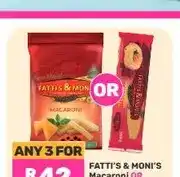 Game Fatti's & Moni's Macaroni or Spaghetti 500 g offer