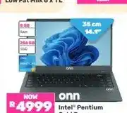 Game onn Intel Pentium Gold Processor Laptop 14.1 offer