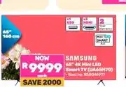 Game Samsung 65 4K Mini LED Smart TV (UA65M70) offer