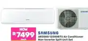 Game Samsung AR3000 12000BTU Air Conditioner Non-Inverter Split Unit Set offer