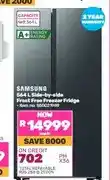 Game Samsung 564 L Side-by-Side Frost Free Freezer Fridge offer
