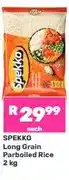 Game Spekko Long Grain Parboiled Rice 2 kg offer