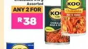 Game Koo Chakalaka 410 g Assorted (Any 2 for) offer