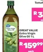 Game Great Value Extra Virgin Olive Oil 1 L offer