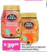 Game All Gold Jam Apricot OR Apricot and Peach 900 g offer