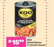 Game Koo Baked Beans in Tomato Sauce 400 g offer