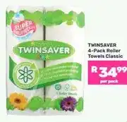 Game Twinsaver 4-Pack Roller Towels Classic offer