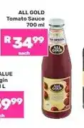 Game ALL GOLD Tomato Sauce 700 ml offer