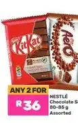 Game Nestlé Chocolate Slabs 80-85 g Assorted - Any 2 for offer