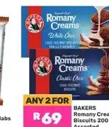 Game Bakers Romany Creams Biscuits 200 g Assorted - Any 2 for offer