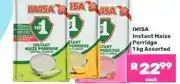 Game Iwisa Instant Maize Porridge 1 kg Assorted offer