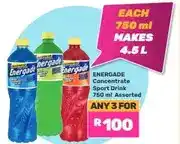 Game Energade Concentrate Sport Drink 750 ml Assorted - Any 3 for offer
