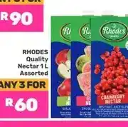 Game RHODES Quality Nectar 1L Assorted - Any 3 for offer
