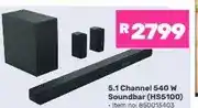 Game 5.1 Channel 540 W Soundbar (HS5100) offer