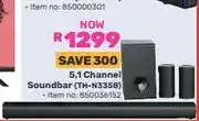 Game 5.1 Channel Soundbar (TH-N355B) offer