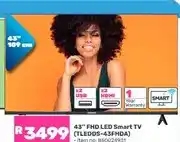 Game 43 FHD LED Smart TV (TLEDDS-43FHDA) offer