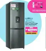 Game 327 L Frost Free Bottom Freezer Fridge (HRF-425VCWRMBL) offer