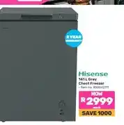 Game 141 L Grey Chest Freezer offer