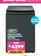 Game Defy 8 kg Top Loader Washing Machine (DTL165) offer