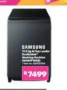 Game Samsung 17.5 kg AI Top Loader EcoBubble Washing Machine (WA80F18S8) offer